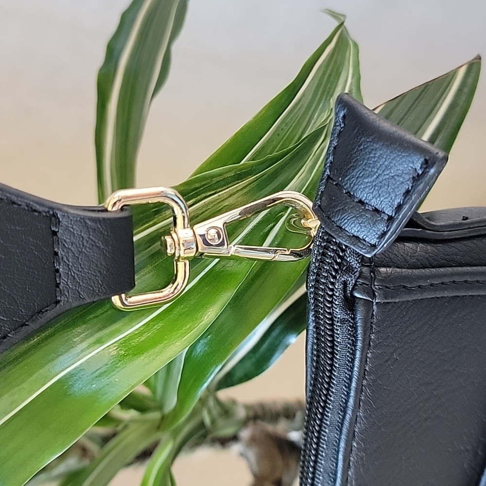 Bostanten Stylish Black and Brown Women's Bag - Picture 3 of 9